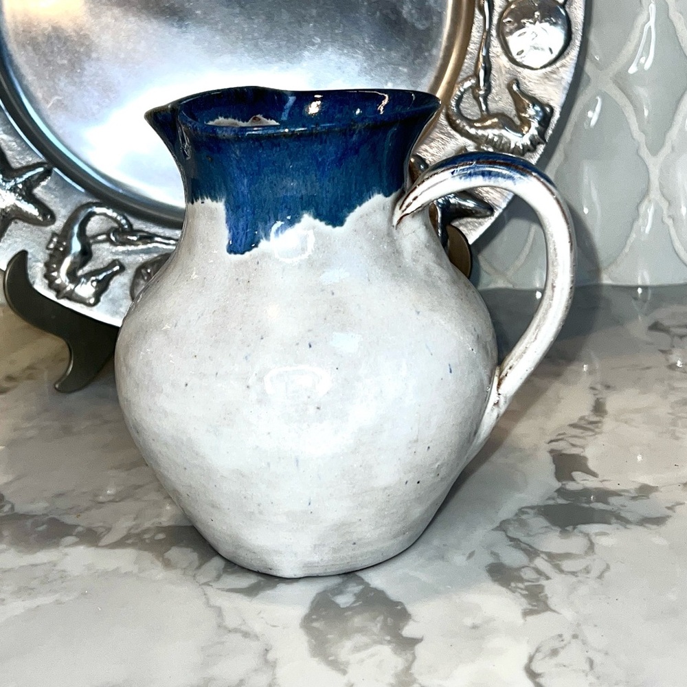 M. Calhoun Vintage Handmade Pottery Pitcher